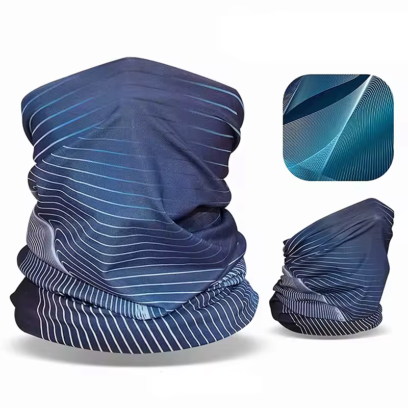 Écharpe de montagne en soie glacée, masque facial de protection solaire, bandana unisexe pour la pêc