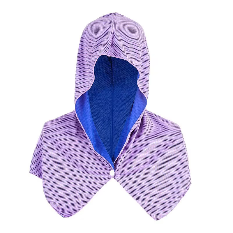 Châle de protection solaire, foulard respirant à sensation de fraîcheur, écharpe magique anti-UV pou