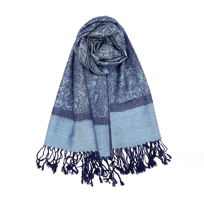 Écharpe Jacquard Longue et Douce pour Femme, Châle de Sauna Confortable et Chaud à la Mode, Collecti
