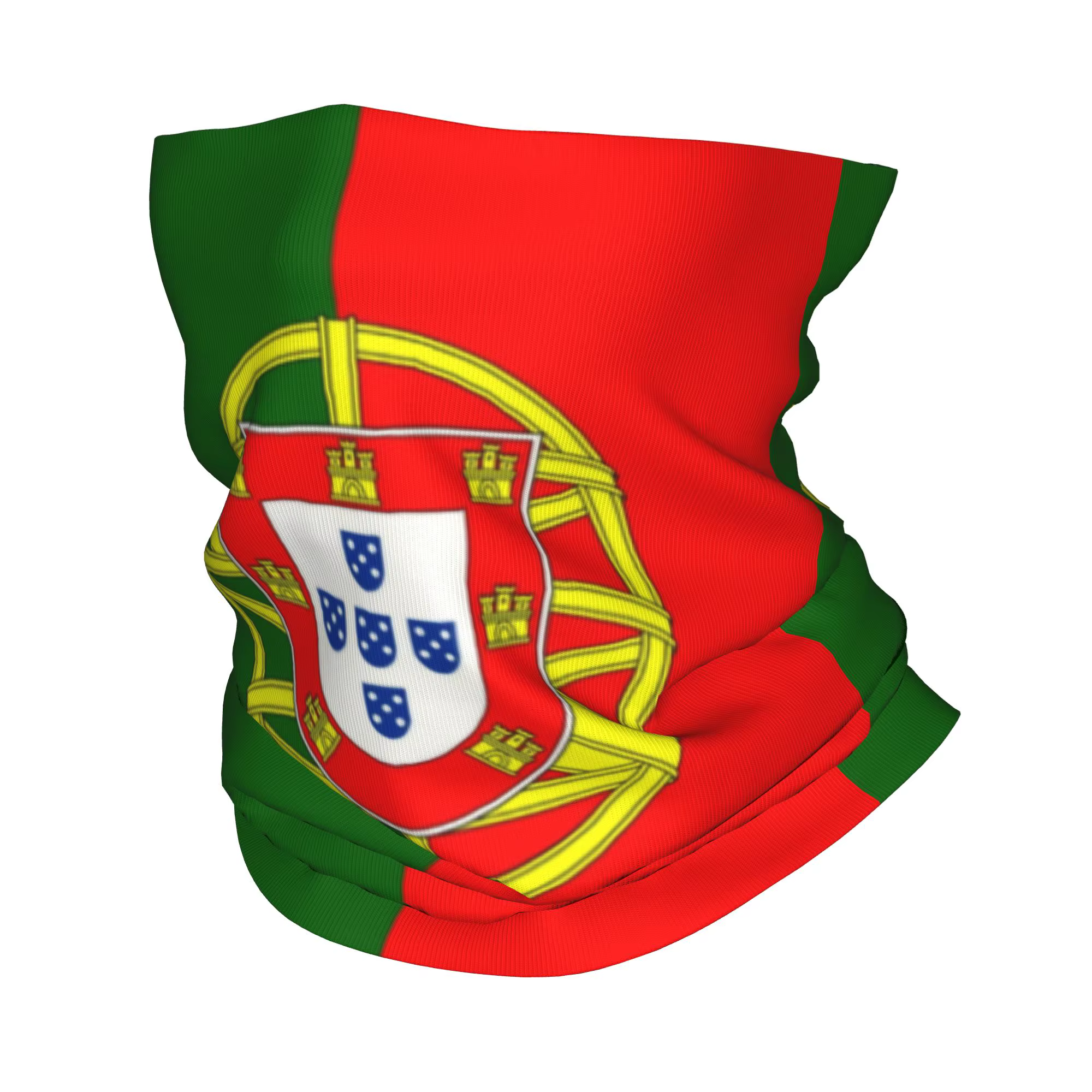 Bandana personnalisé drapeau du Portugal, cache-cou pour femmes et hommes, écharpe de Ski de randonn