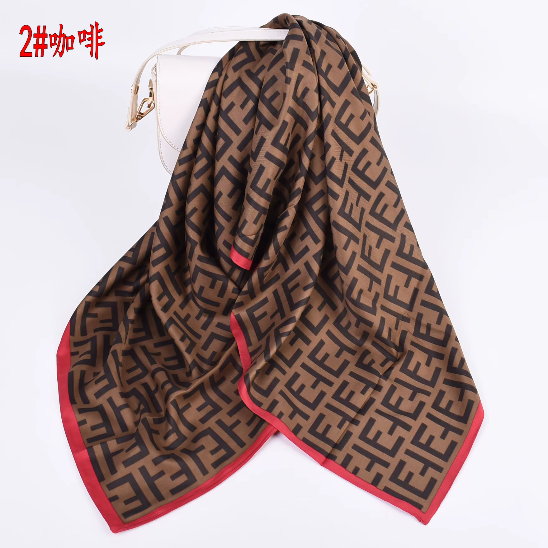 Foulard en soie imprimé lettres géométriques pour femmes, châle, nouveau Style, rayures diagonales, 