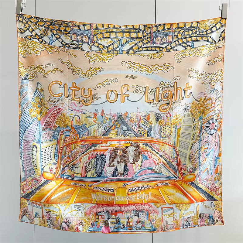 Foulard en soie twill 88 cm carré, châles à bords roulés, bandanas, accessoires de sac, décoration p