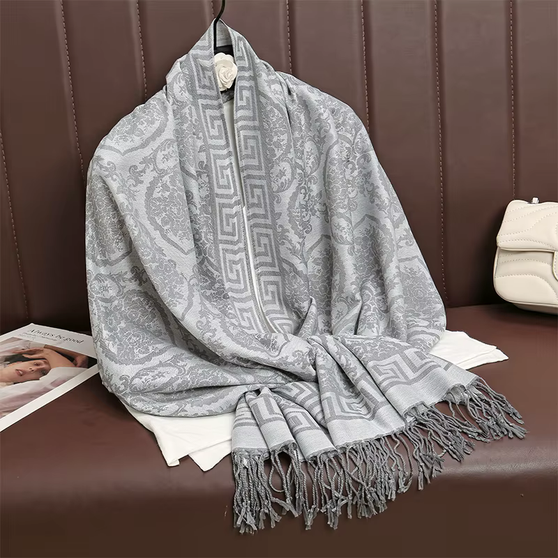 Écharpe de luxe en cachemire épais pour femmes, imprimé, nouveaux enveloppes Pashmina, Poncho de voy