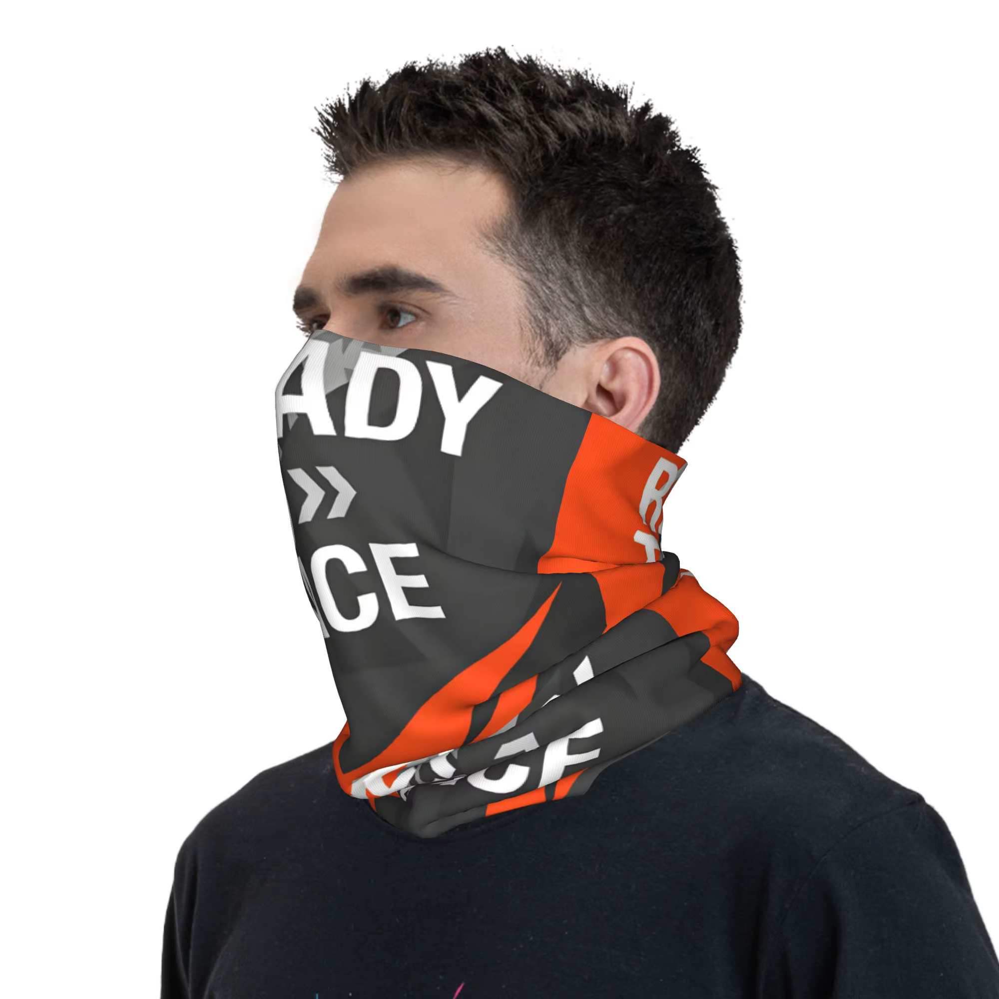Guêtre de cou avec Logo personnalisé prêt à courir pour hommes et femmes, écharpe Bandana coupe-vent