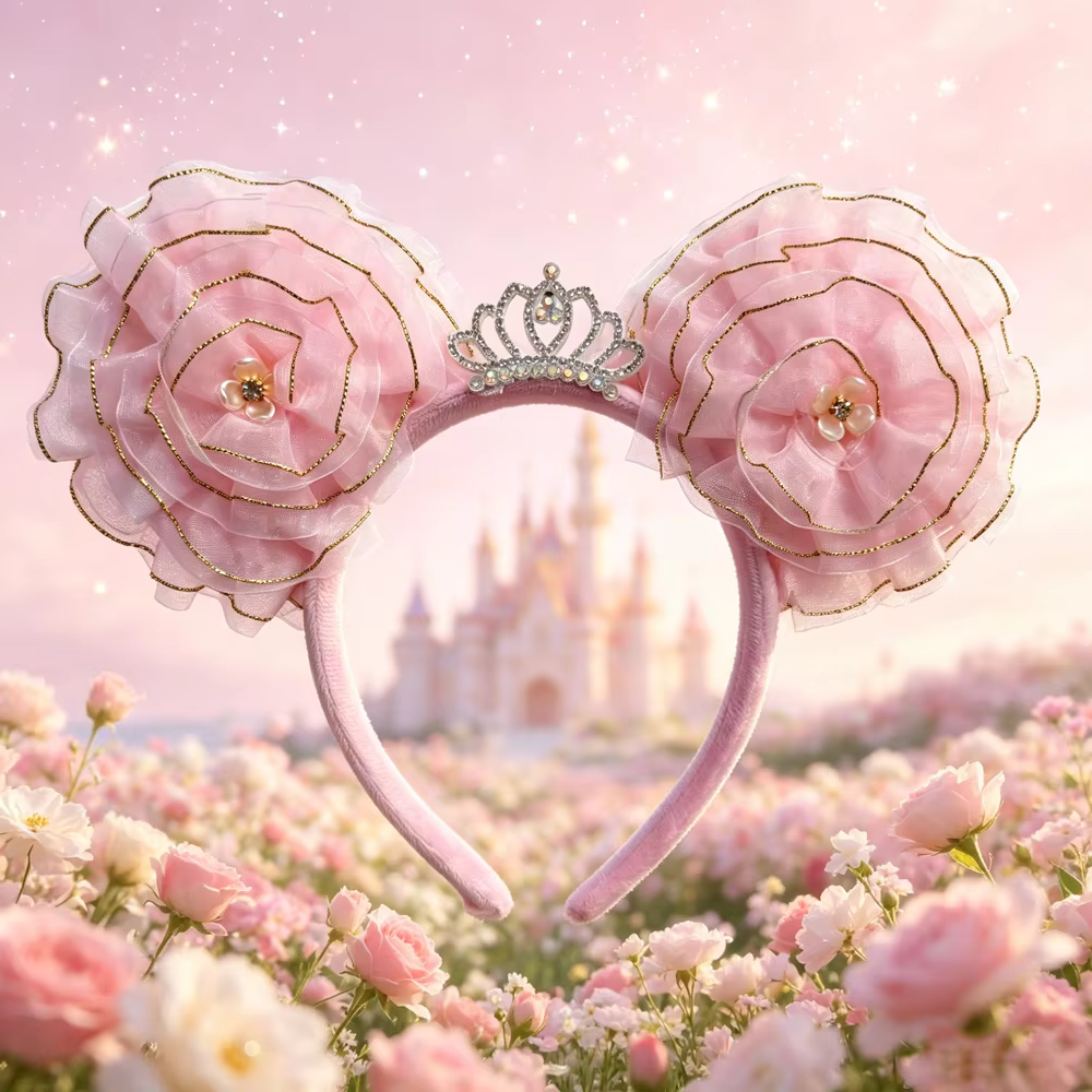 Serre-tête Oreilles de Minnie Mouse Dessin Animé Nouveauté Fête Noël Bonhomme de Neige Coiffe Cospla