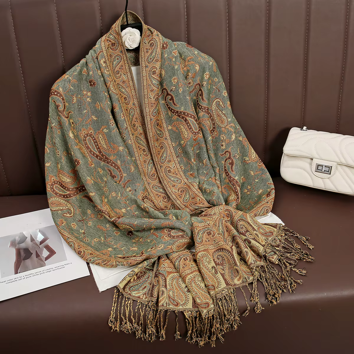 Marque de luxe automne cachemire Pashmina châle dame Wrap chaud hiver foulards Design imprimé femme 