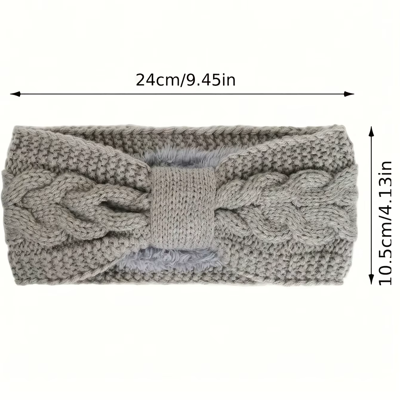 1 bandeau d'oreille chaud d'hiver pour femmes – Earcup intérieur épais et moelleux