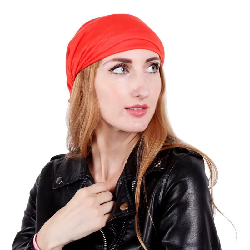 Tête cou écharpe pour femmes anneau élasticité cercle