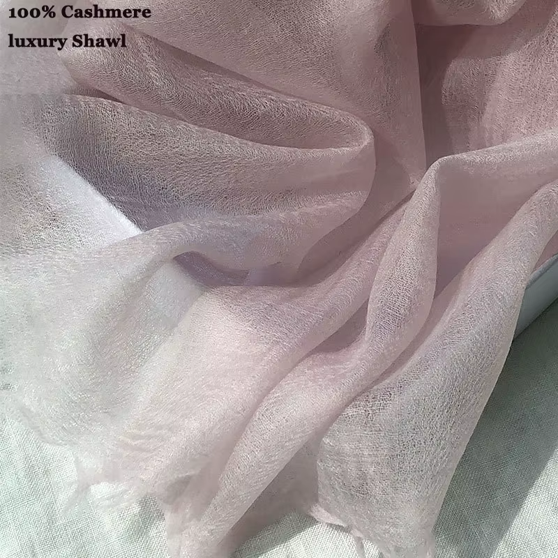 Écharpe en cachemire 400S/classe 100% pour femme