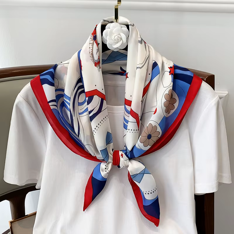 InjSatin-Foulard pour cheveux pour femme