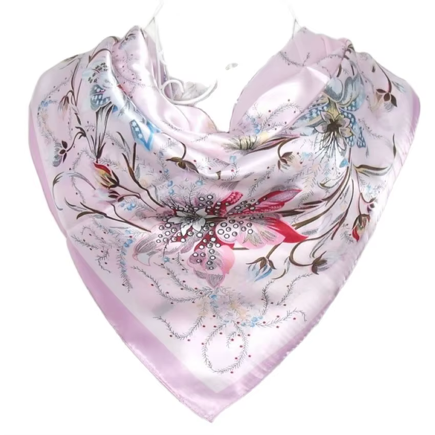 Écharpe Hijab rose pour femmes