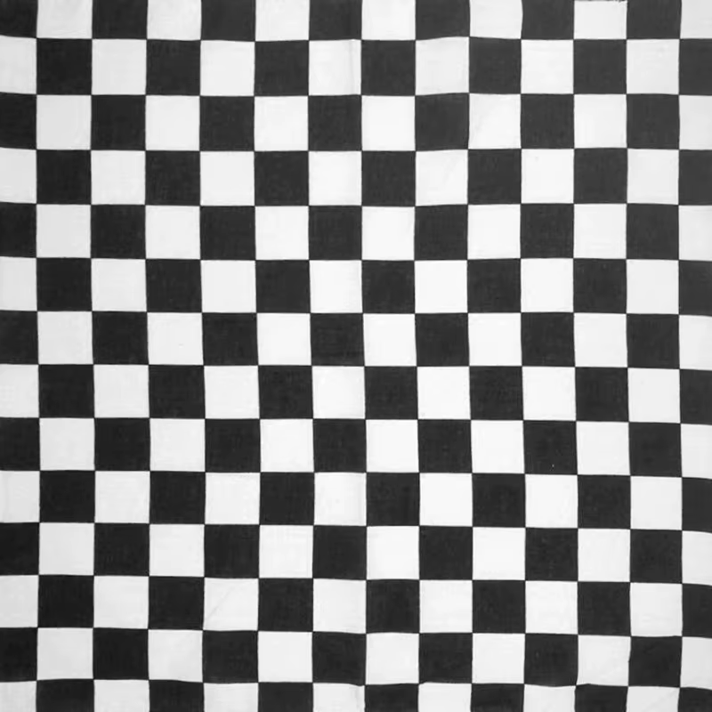 Foulard à carreaux en coton pour femmes