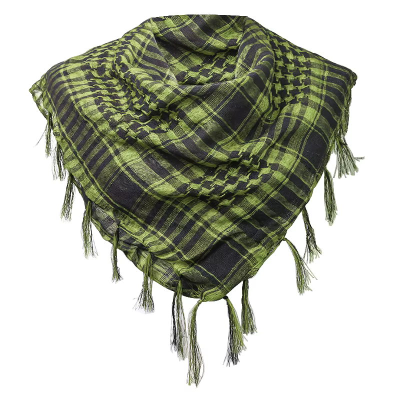 Écharpe pied-de-poule à carreaux Hijab Bandana