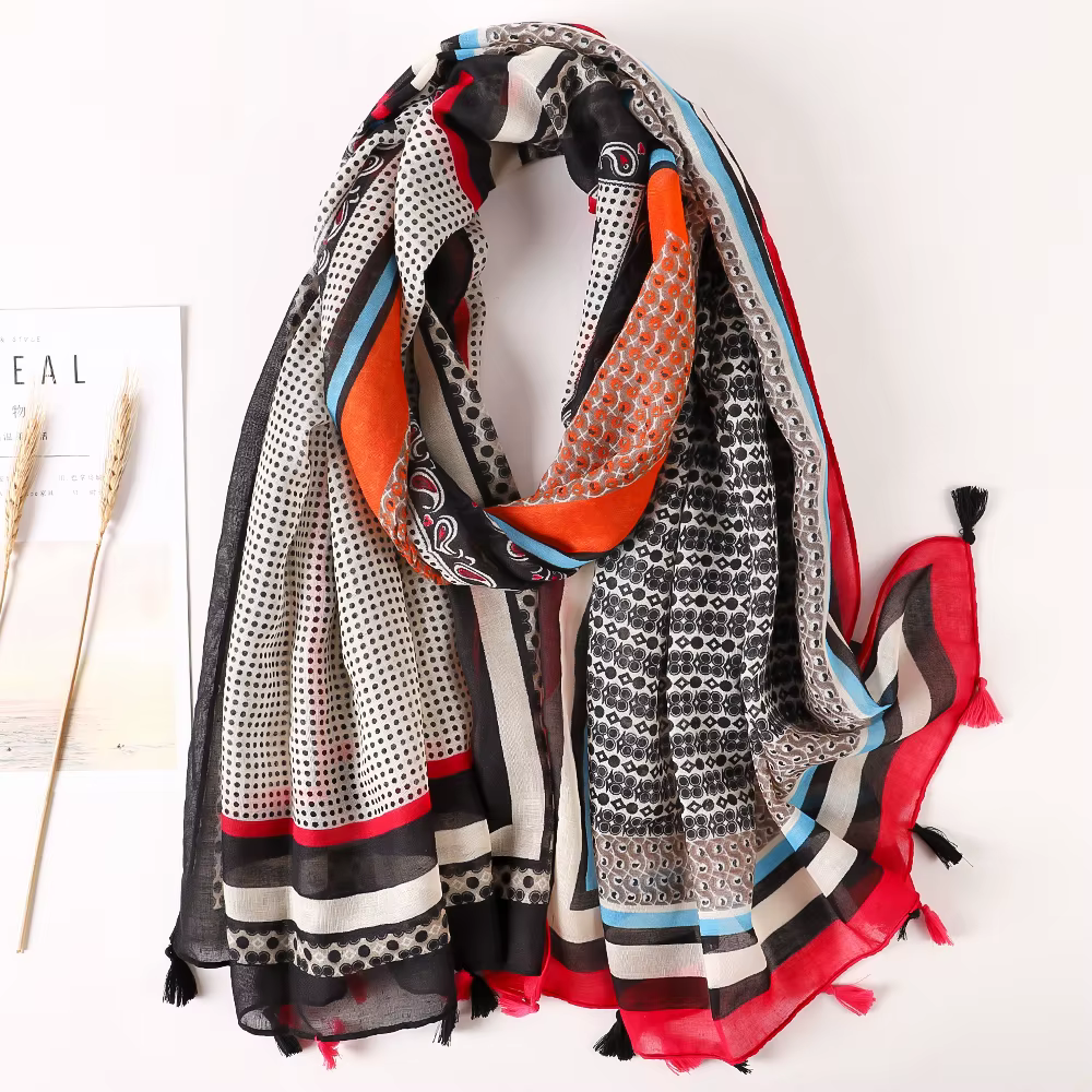 Marque de luxe 2021 coton écharpe femmes grands châles Pashmina musulman Hijab Foulard conception imprimer dame plage étole foulards paréo