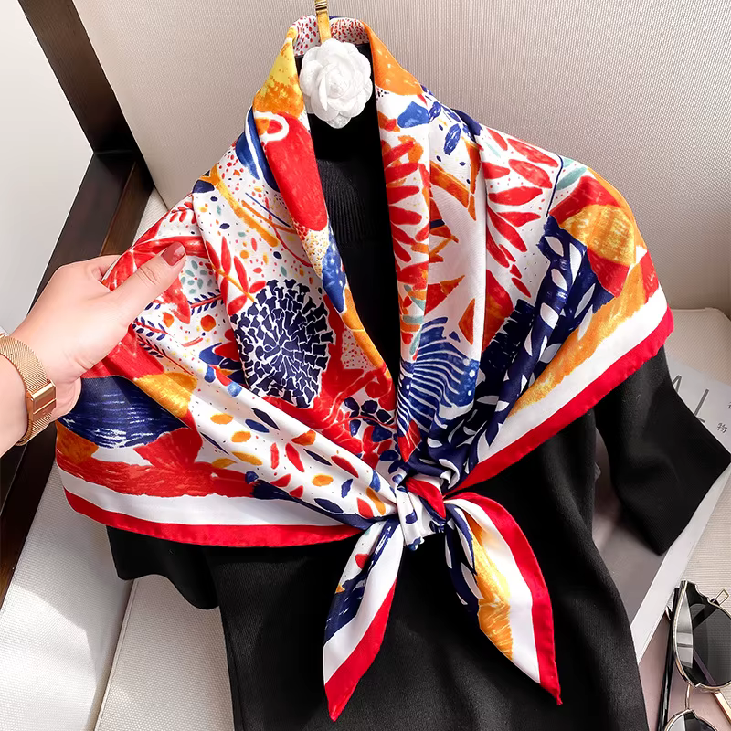 Foulard de Styliste de Marque pour Femme
