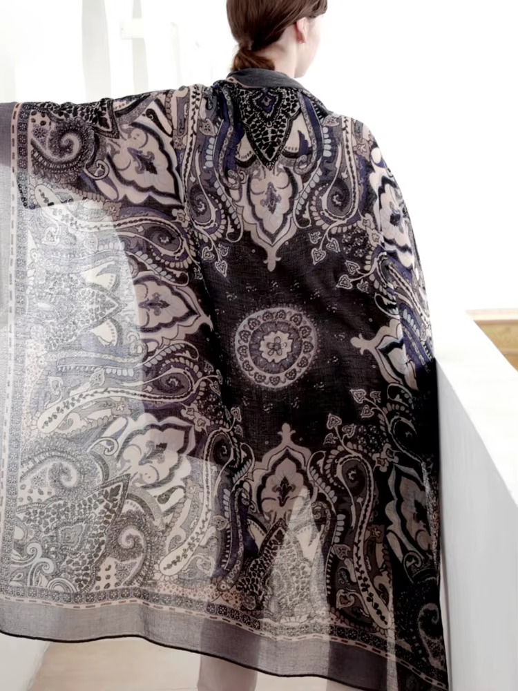 Écharpe carrée Hijab pour femme