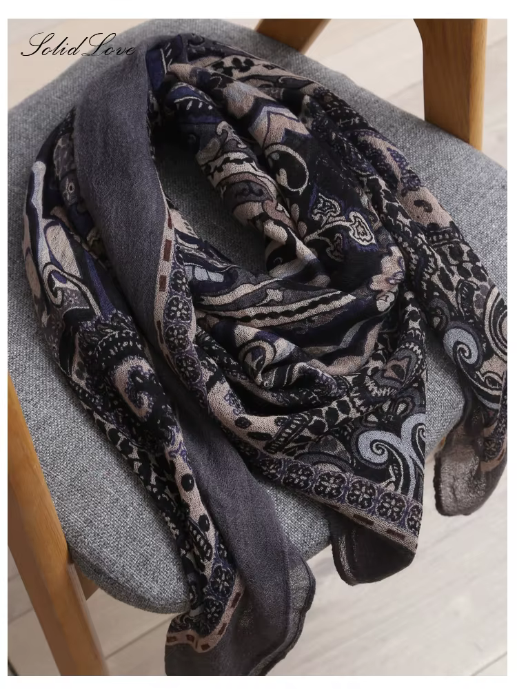 Écharpe carrée Hijab pour femme