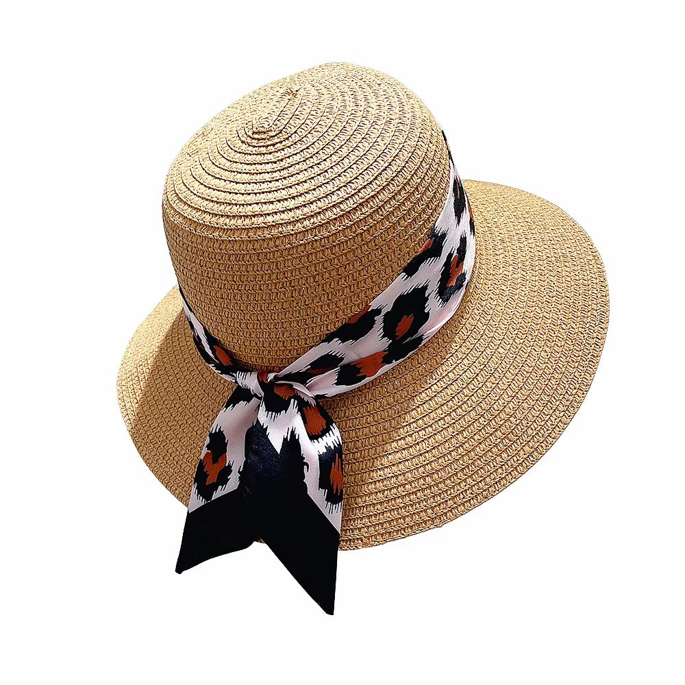 Foulard d'été imprimé léopard pour femmes