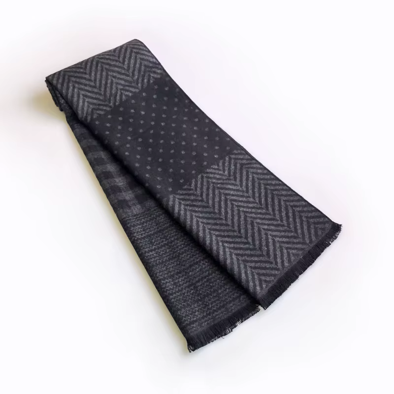 2024 décontracté Cool hommes foulards hiver chaud Viscose cachemire écharpe enveloppes automne
