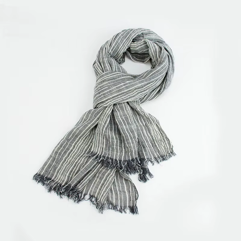 Marque écharpe de luxe concepteur couleur contrat silencieux frangé gland coton foulards pour homme printemps classique Cachecol châle YG369