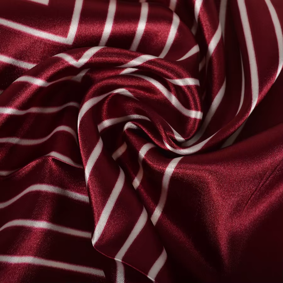 BYSIFA – foulard de marque en Satin rouge pour femmes