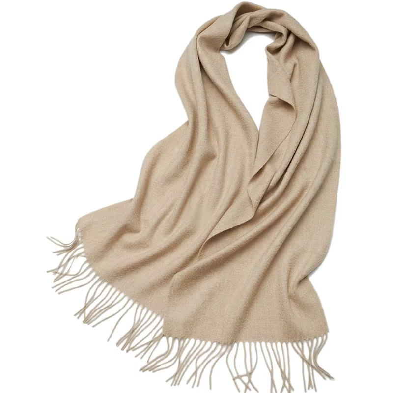 100% écharpe en cachemire femmes marque de luxe Pashmina unisexe hommes couleur unie chaud automne hiver épais réel
