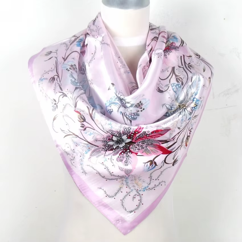 Écharpe Hijab rose pour femmes