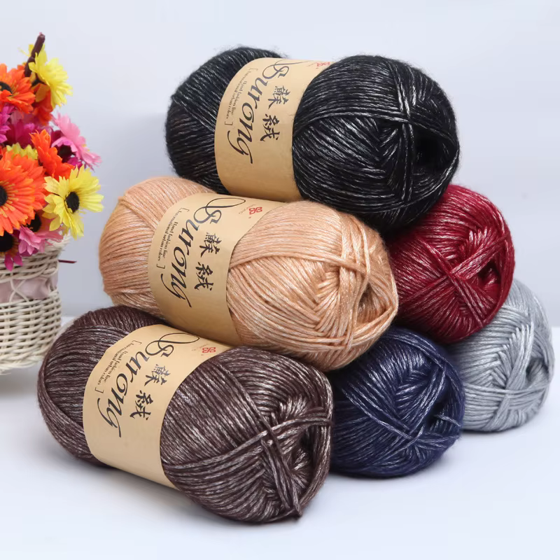 Fil de Laine Ogo pour Crochet Grossier, Écharpe et Pull à la Main, 100g/Boule, 325m