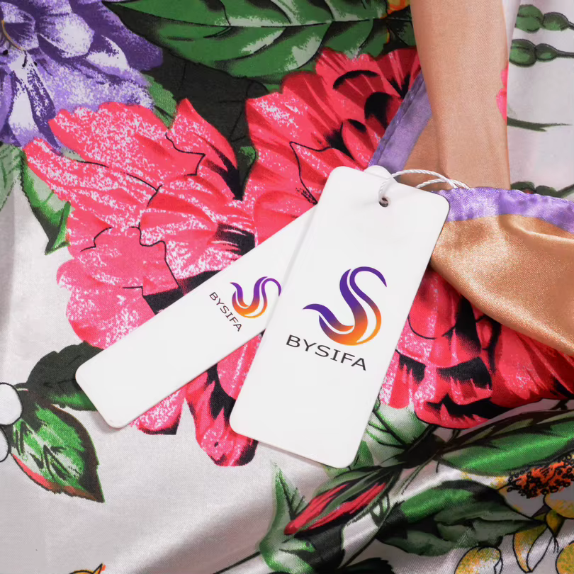 [BYSIFA] – foulards carrés kaki pour femmes