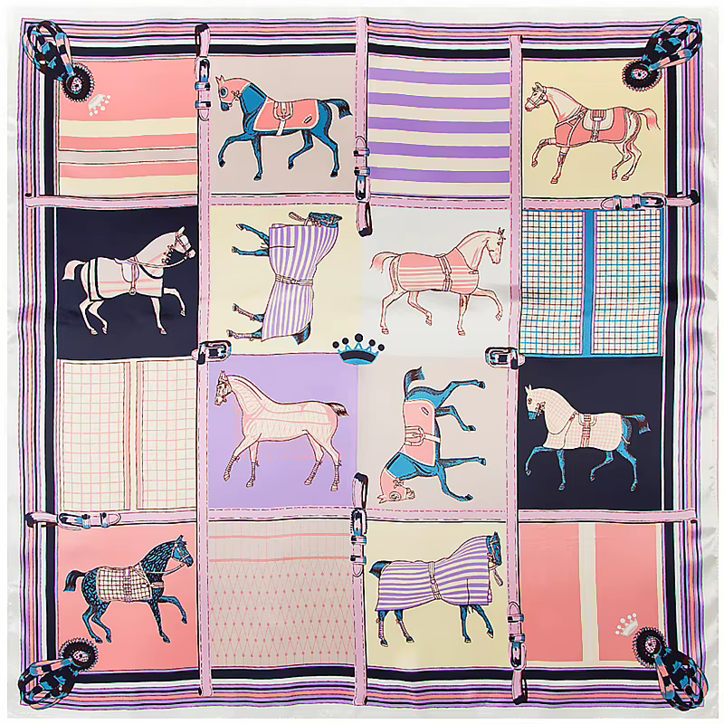 Foulard en Satin de soie pour femmes