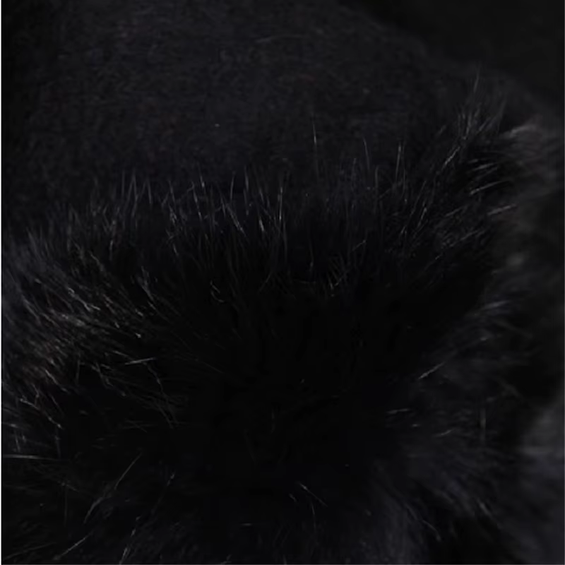 Camel nouveauté femmes 100% laine cachemire Pashmina fourrure de lapin châle écharpe hiver chaud femme Cape silencieux