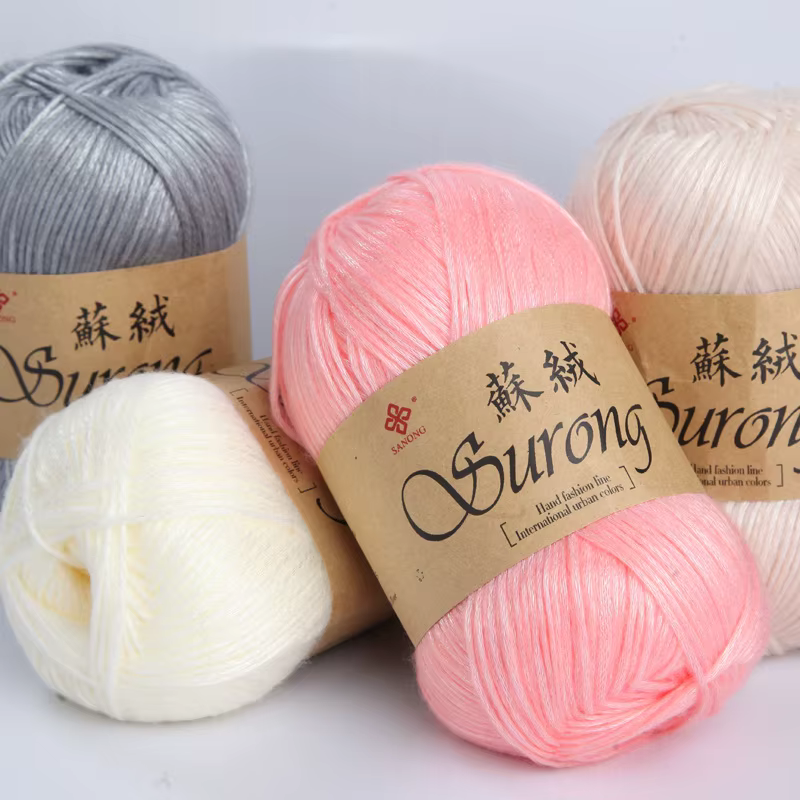 Fil de Laine Ogo pour Crochet Grossier, Écharpe et Pull à la Main, 100g/Boule, 325m