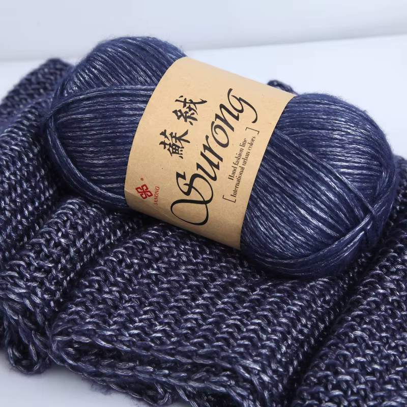Fil de Laine Ogo pour Crochet Grossier, Écharpe et Pull à la Main, 100g/Boule, 325m