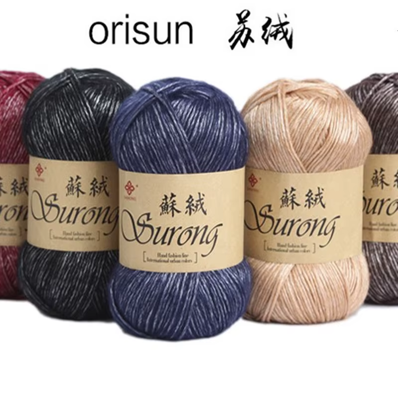 Fil de Laine Ogo pour Crochet Grossier, Écharpe et Pull à la Main, 100g/Boule, 325m