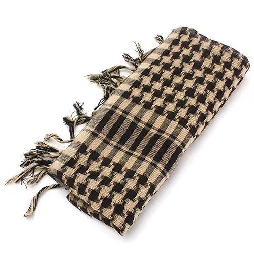 Écharpe de chasse militaire Shemagh désert Keffiyeh tête cou