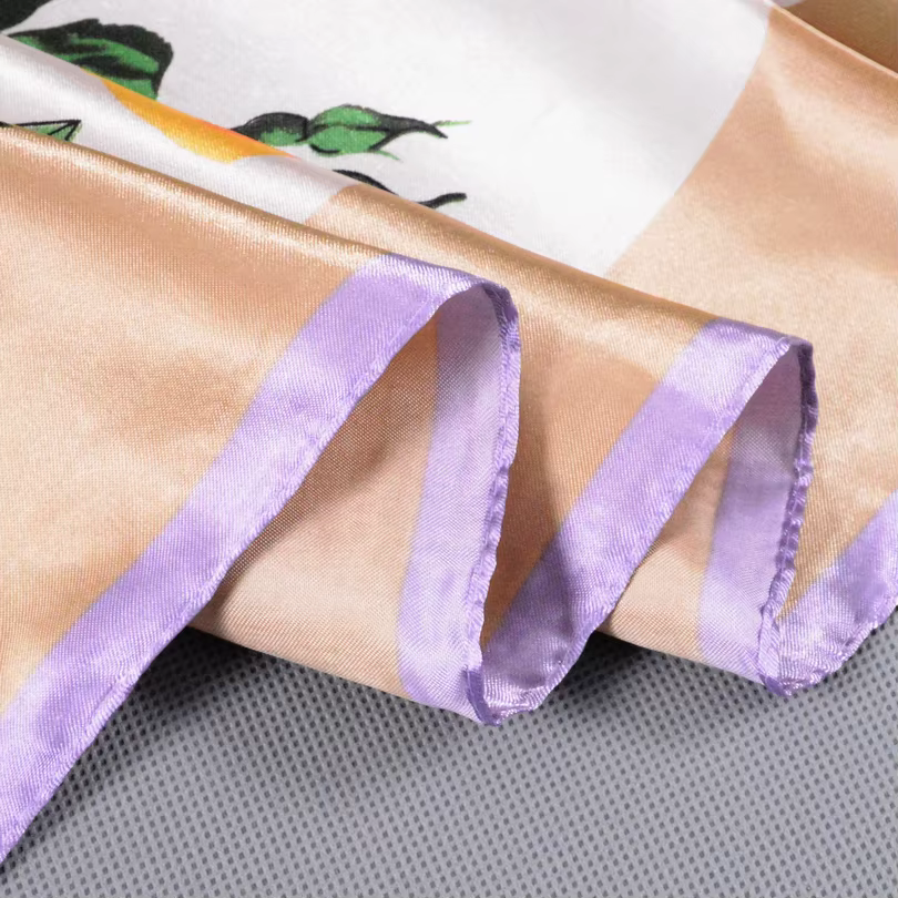 [BYSIFA] – foulards carrés kaki pour femmes