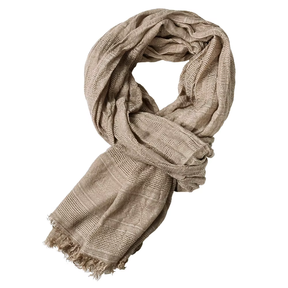2018 luxe bande écharpe hommes solide coton écharpe femme et homme châle enveloppement jacquard tissage longues écharpes avec des glands 175*80 cm