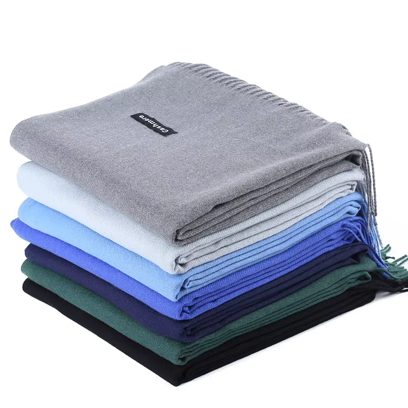 Nouveau style bleu marine écharpe hiver femmes