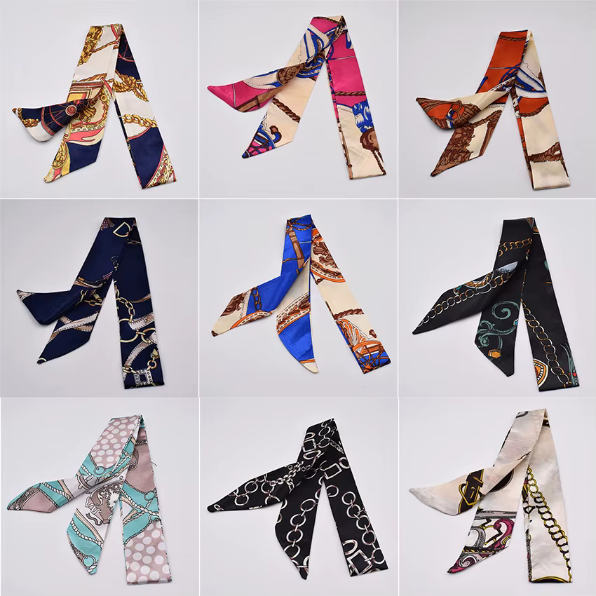 Petit foulard en soie pour femmes
