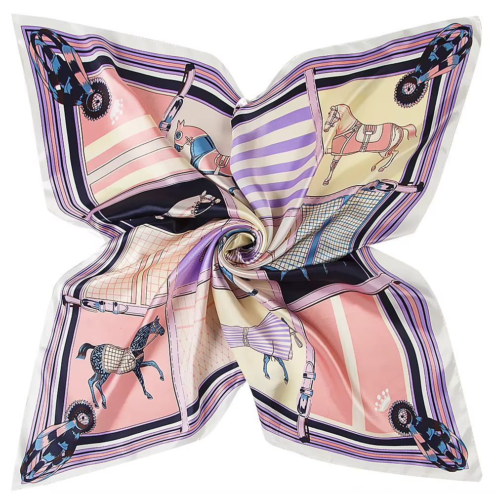 Foulard en Satin de soie pour femmes