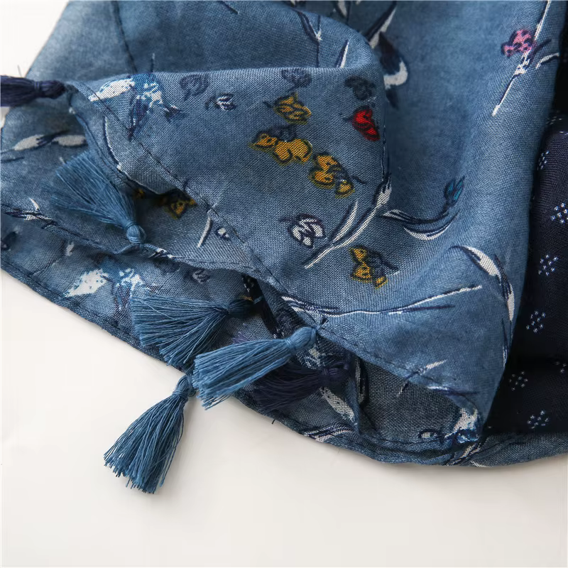 Foulard imprimé fleur pour femme