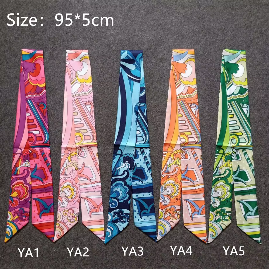 Foulard en soie arc-en-ciel pour femmes
