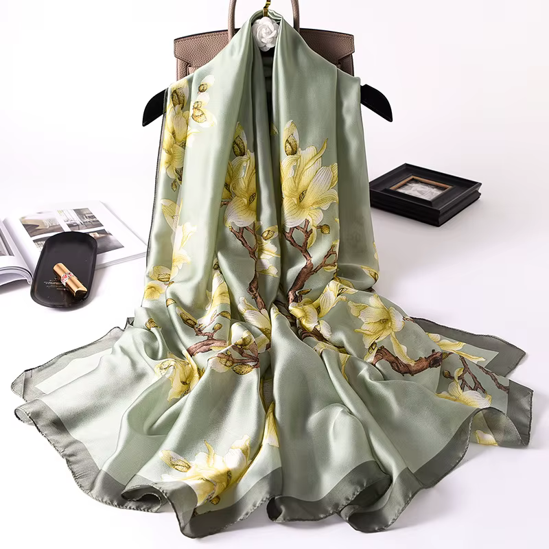 2026 Espagne Foulard en soie de luxe de marque de créateur