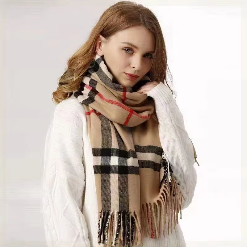 Enveloppement Pashmina en cachemire de luxe – Écharpe d'hiver haut de gamme pour femmes et hommes