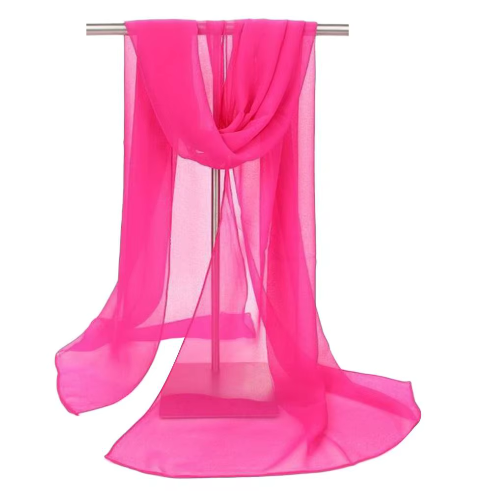 Foulard en mousseline de soie pour femme
