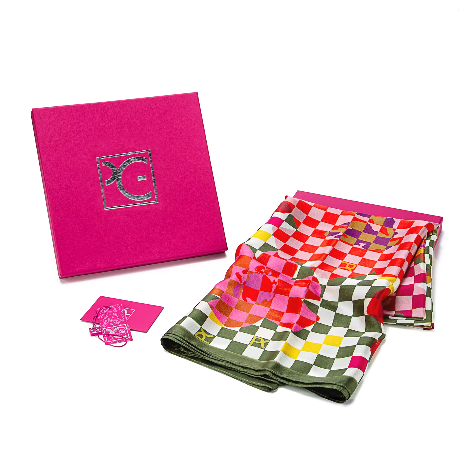 Écharpe en soie pour femme PG PATSY GARIS
