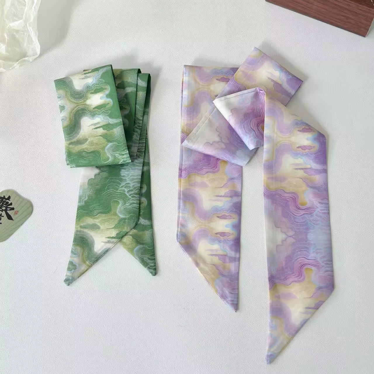 Foulard en soie frais et chic