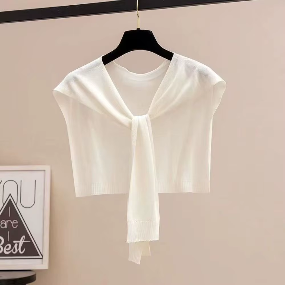 Châle fin en tricot de style coréen