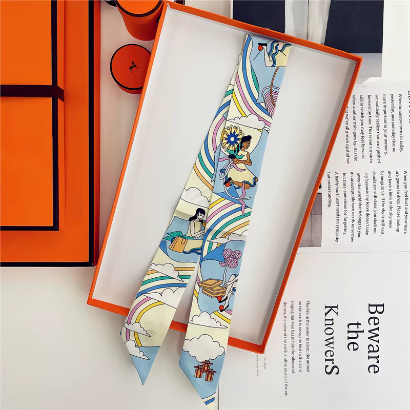 Foulard en soie de mûrier pour femmes