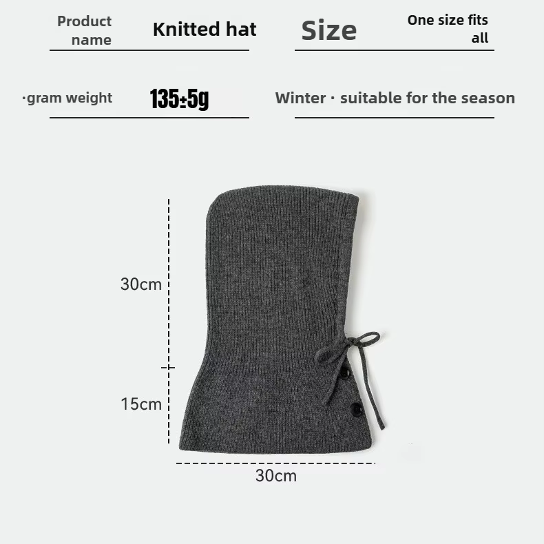 Hiver chaud à capuche écharpe chapeau tricot cagoule pour femmes hommes